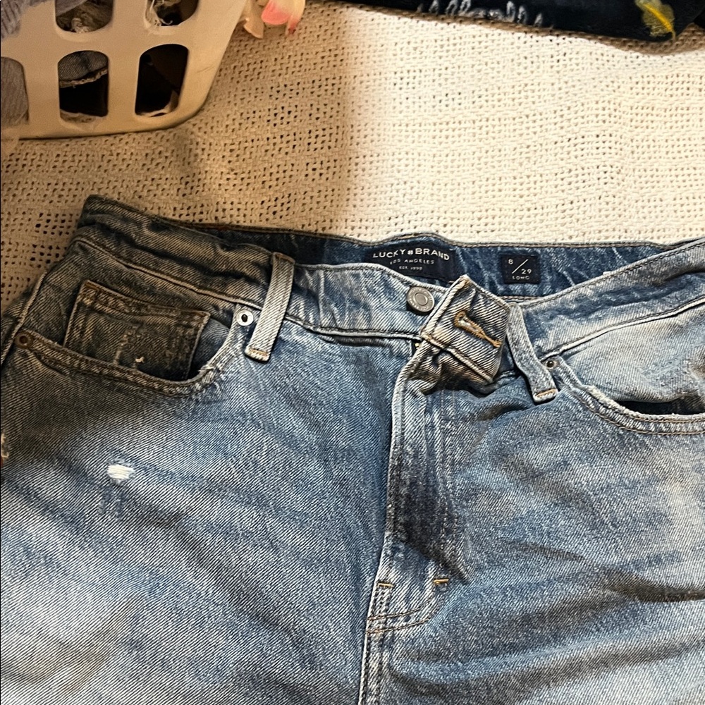 Lucky Brand Faded Blue Denim Pants